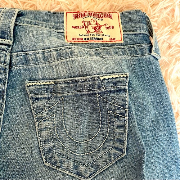 True Religion Slim Straight Jeans - Picture 3 of 4